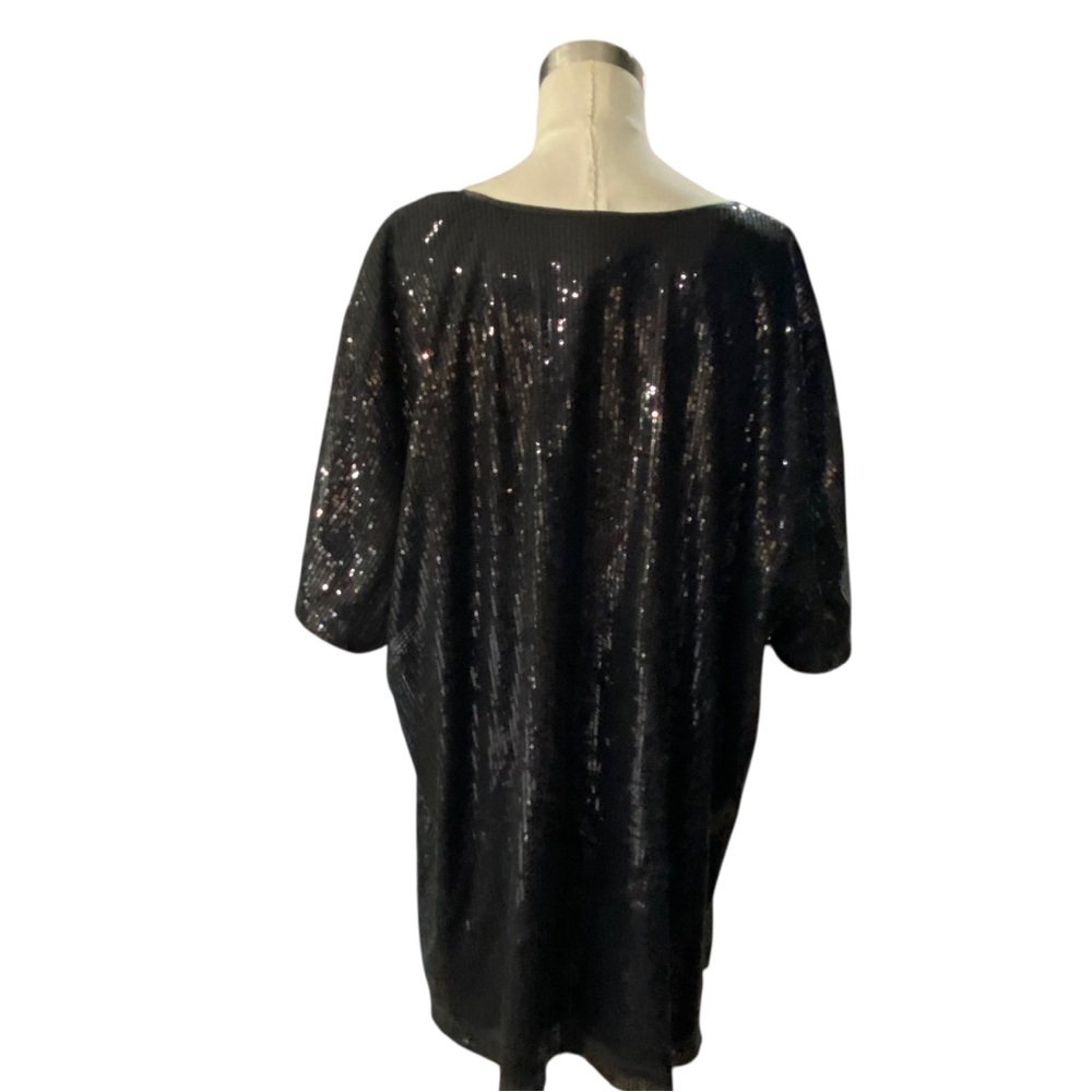 Maggie Barnes Black Sequin Mini Dress - Picture 4 of 8